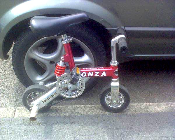 Onza Mini-Bike (poor quality old photo)